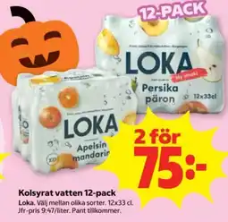 Stora Coop Loka kolsyrat vatten erbjuda