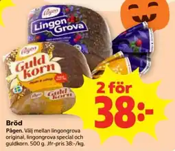 Stora Coop Pågen bröd erbjuda