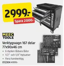 Jula MeeC Tools verktygsvagn erbjuda