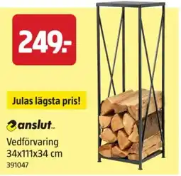 Jula anslut vedförvaring erbjuda