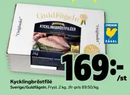 Stora Coop Guldfågeln kycklingbröstfilé erbjuda