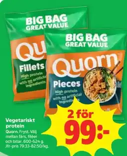 Stora Coop Quorn fillets pieces erbjuda