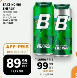 Scandinavian Park Faxe Kondi Energy erbjuda
