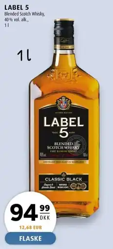 Scandinavian Park Label 5 blended scotch whisky erbjuda