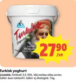 Coop Lindahls Turkisk yoghurt erbjuda