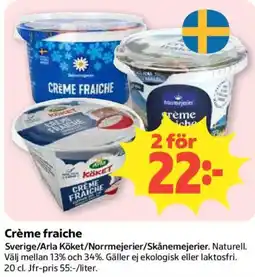 Coop Crème fraiche erbjuda