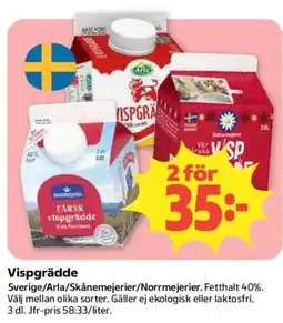 Coop Vispgrädde erbjuda
