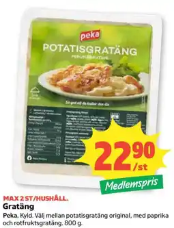Coop Peka Gratäng erbjuda