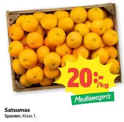 Coop Satsumas erbjuda