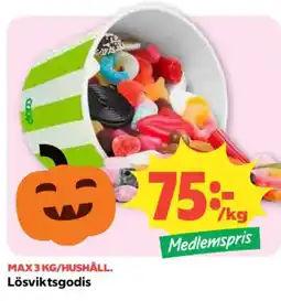Coop Lösviktsgodis erbjuda