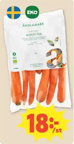 Coop Änglamark morötter erbjuda
