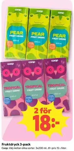 Coop Coop frukttryck erbjuda