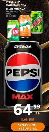 Scandinavian Park Persi, 7Up, Mountain Dew eller Mirinda erbjuda