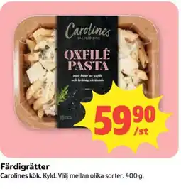 Coop Carolines oxfilé pasta erbjuda