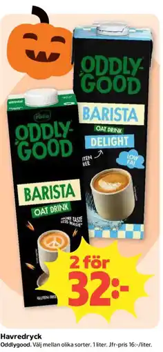 Coop Oddlygood havredryck erbjuda