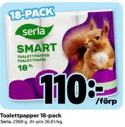 Coop Serla toalettpapper erbjuda