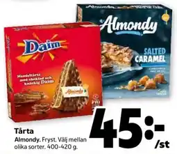 Coop Almondy tårta erbjuda