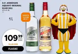 Scandinavian Park O.p. anderson aquavit original eller dill erbjuda