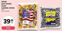 Scandinavian Park Rexim jelly beans eller lakrids toffee erbjuda