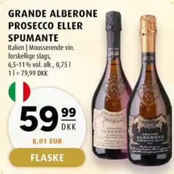 Scandinavian Park Grande alberone prosecco eller spumante erbjuda