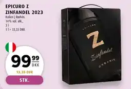 Scandinavian Park Epicuro z zinfandel erbjuda