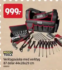 Jula Meec tools verktygsväska med verktyg erbjuda