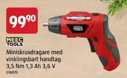 Jula Meec tools miniskruvdragare med vinklingsbart handtag erbjuda