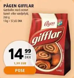 Scandinavian Park Pågen gifflar erbjuda