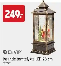 Jula Ekvip lysande tomtelykta led erbjuda