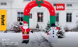 Jula Ekvip uppblybar julbåge med belysning erbjuda