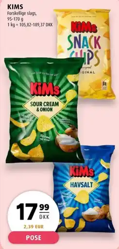Scandinavian Park Kims snack chips erbjuda