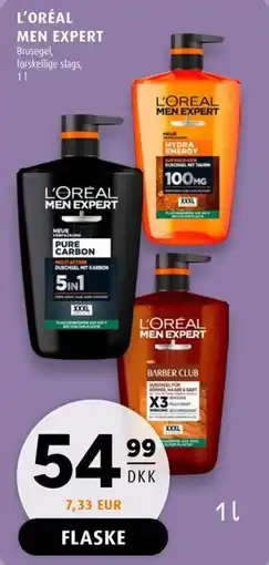 Scandinavian Park L'oreal men expert brusegel, forskellige slags erbjuda
