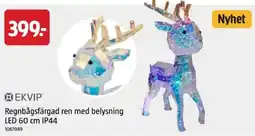 Jula Ekvip regnbågsfärgad ren med belysning erbjuda