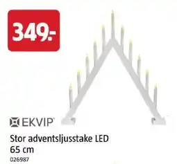 Jula Ekvip stor adventsljusstake led erbjuda