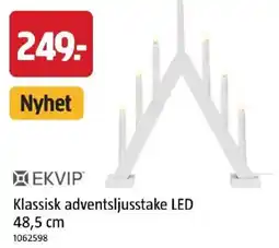Jula Ekvip klassisk adventsljusstake LED erbjuda