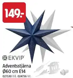 Jula Ekvip adventsstjärna erbjuda