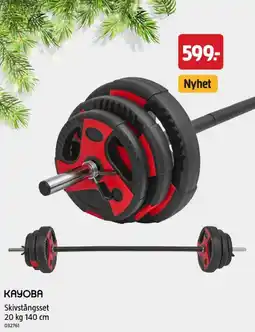 Jula Kayoba skivstångsset erbjuda