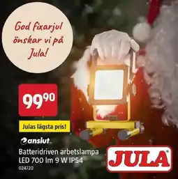 Jula Batteridriven arbetslampa erbjuda