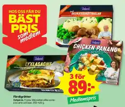 Coop Forum Dafgårds färdigrätter erbjuda
