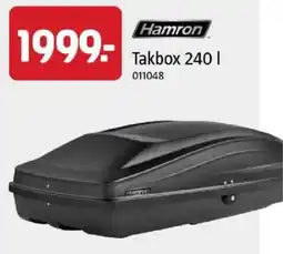 Jula Hamron takbox 240 l erbjuda