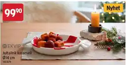 Jula Ekvip jultallrik karamell erbjuda
