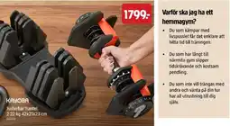 Jula Kayoba justerbar hantel erbjuda