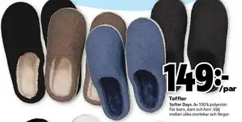 Tofflor Softers Days