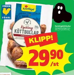 Coop Forum Kronfågel kycklingköttbullar erbjuda
