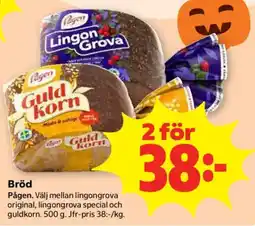 Coop Forum Pågen bröd erbjuda
