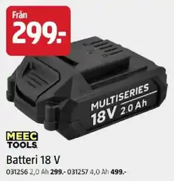 Jula MeeC Tools Batteri 18 V erbjuda