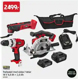 Jula MeeC Tools Trallpaket med väska 7 delar erbjuda