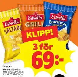Coop Forum Estrella snacks erbjuda