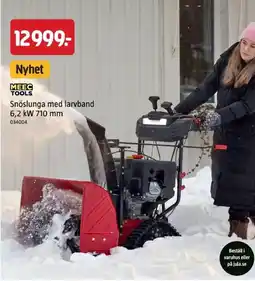 Jula MeeC Tools snöslunga med larvband erbjuda