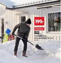 Jula Hard Head snöskyffel med aluminiumskaft erbjuda